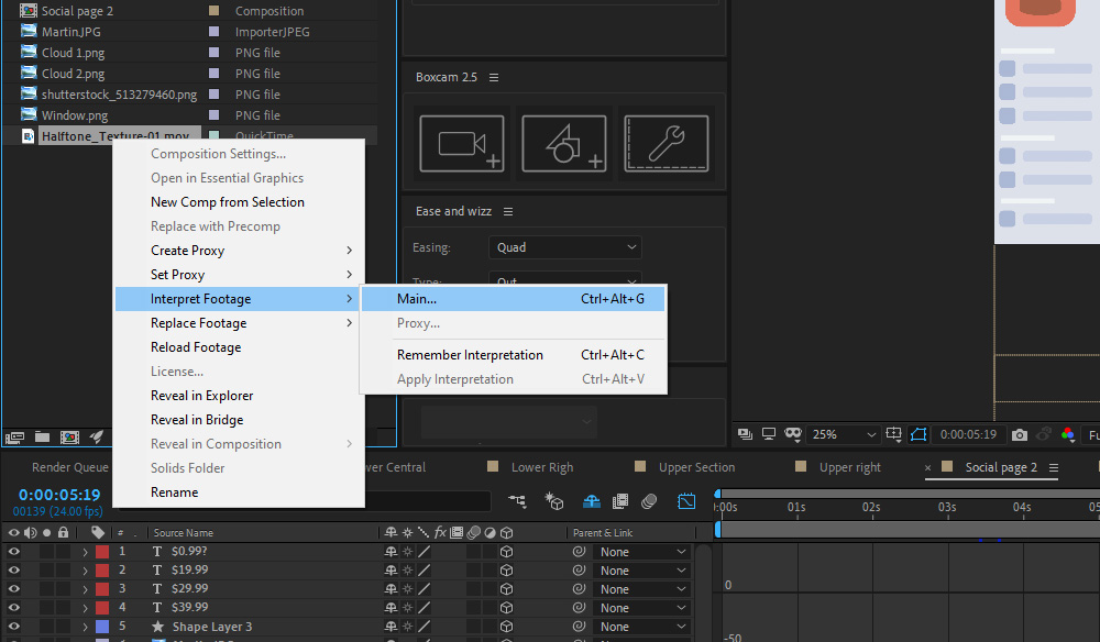 adobe after effects footage download